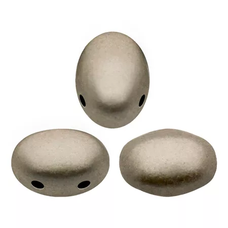 Margele Par Puca - Margele Samos Par Puca 5 X 7 mm Metalic Mat Beige