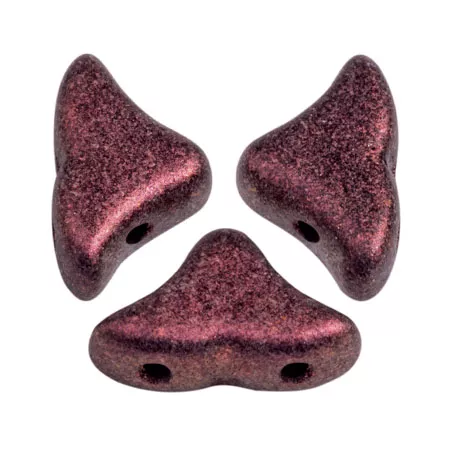 Margele Par Puca - Margele Helios Par Puca 6 X 10 mm Metalic Mat Dark Violet