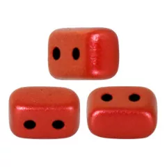 Margele Par Puca - Margele Ios Par Puca 2,5 X 5,5 mm Red Metalic Mat