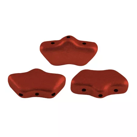 Margele Par Puca - Margele Delos Par Puca 6X11 mm Bronze Red Mat