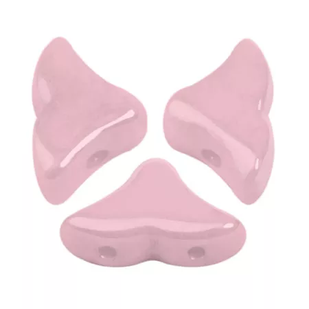 Margele Par Puca - Margele Helios Par Puca 6 X 10 mm Opaque Light Rose Ceramic Look