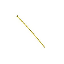 Accesorii metalice - Ac cap tesit 0.7x50 mm alama placata cu aur 24K