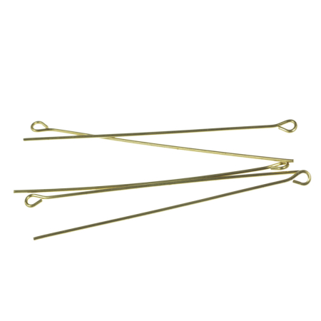 Accesorii metalice - Ac cu bucla, cupru, L 54 mm, D 3 mm, gros. 0.8 mm