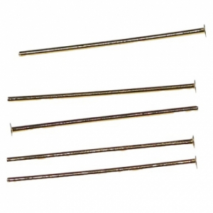 Accesorii metale comune - Ac cu cap din alama lungime 2