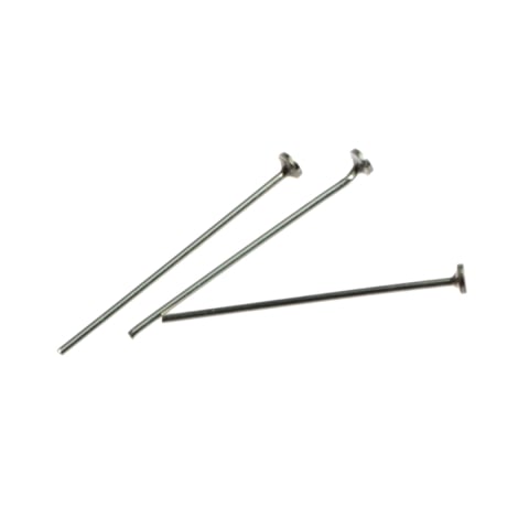 Accesorii argint - Ac cu cap tesit, argint 925, lungime 25 mm, grosime 2 mm