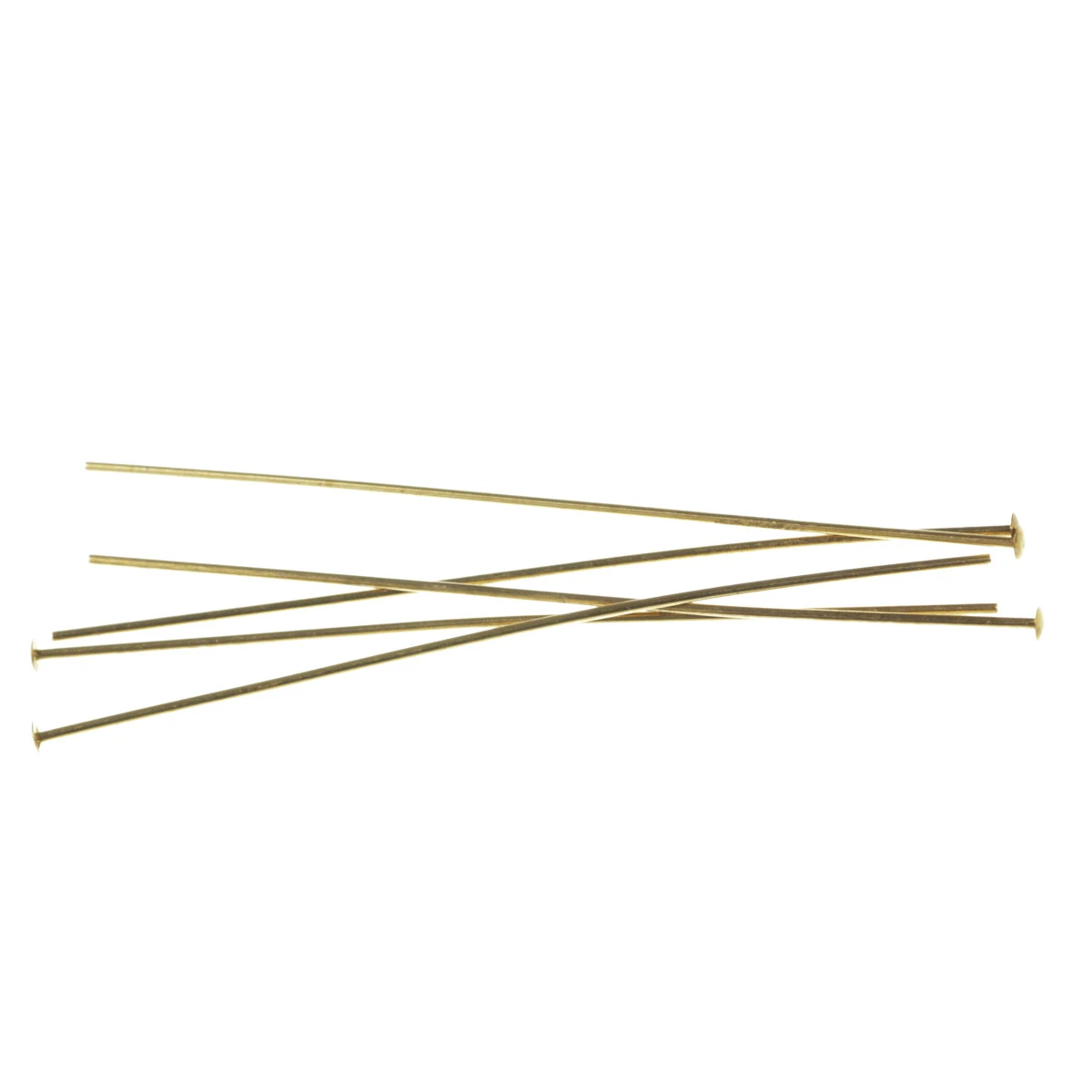 Ace cu bila, ace cu bucla - Ac cu cap tesit, cupru, L 50 mm, D 2 mm, gros. 0.8 mm