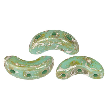 Margele Par Puca - Margele Arcos Par Puca 5 X 10 mm Frost Jade New Picasso