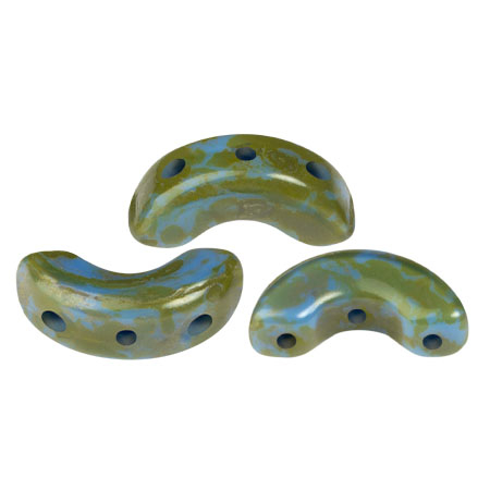 Margele Par Puca - Margele Arcos Par Puca 5 X 10 mm Frost Royal Blue Travertin