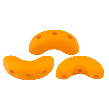 Margele Par Puca - Margele Arcos Par Puca 5 X 10 mm Frost Tangerine Mat