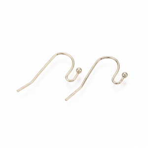 Accesorii metale comune - Baza cercei din alama Coffee Golden dimensiunea 21.5x11x2mm