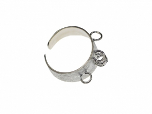 Accesorii argint - Baza inel reglabil argint 925