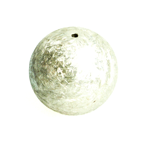 Margele si elemente decorative argint - Bila texturata, argint 925, diametrul 30 mm