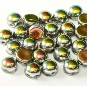 Margele Cehia - Cabochon 6 mm Crystal Vitrail Full 2hole