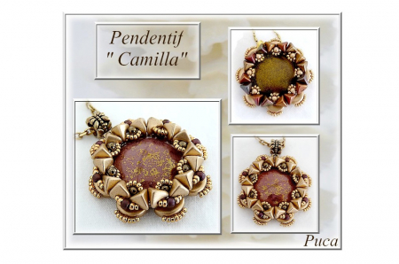 Margele Cabochons 14 mm argentees/silver [5]
