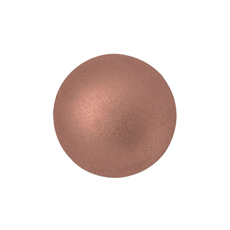 Margele Par Puca - Margele Cabochons 14 mm copper gold mat