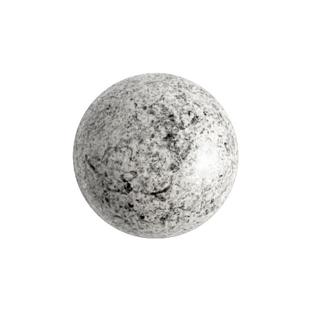 Margele Cabochons 14 mm old silver