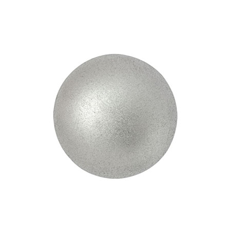 Margele Par Puca - Margele Cabochons 14 mm silver allu mat
