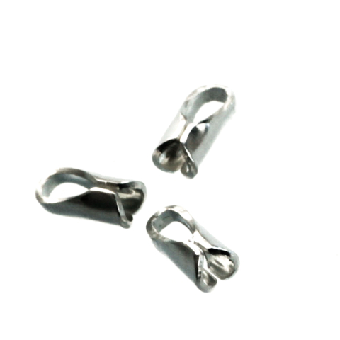 Inchizatori si terminatii lant - Capat lant, argint 925, lungime 5 mm, diametrul 2 mm