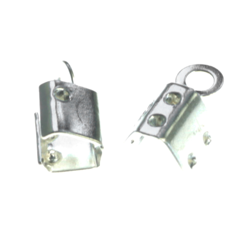 Inchizatori si terminatii lant - Capat lant, argint 925, lungime 7 mm, latime 4 mm
