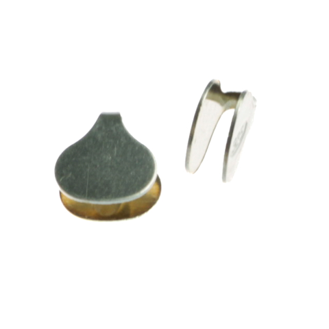 Accesorii argint - Capat lant, argint 925, lungime 9 mm, latime 8 mm, grosime 0.5 mm