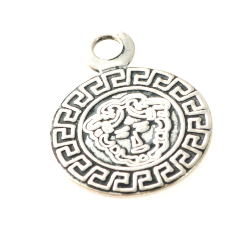 Charmuri - Charm banut, argint 925 antichizat, grosime 0.7 mm, diametrul 14.5 mm