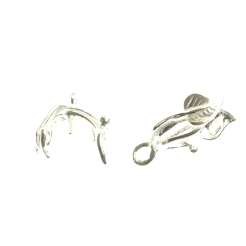 Inchizatori si terminatii lant - Capat lant, cilindric, argint 925, lungime 15 mm, latime 10 mm