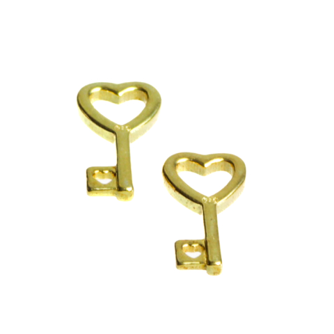 Inchizatori si terminatii lant - Capat lant, cilindric, argint 925 placat cu aur, lungime 12 mm, latime 6 mm, grosime 1.5 mm