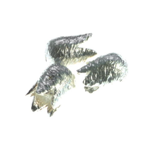 Inchizatori si terminatii lant - Capat lant tip lalea texturata, argint 925, lungime 7 mm, diametrul 5 mm