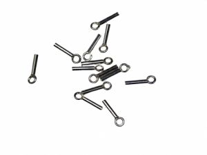 Accesorii argint - Capat snur cilindric argint 925 D 1