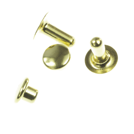 Capse, aliaj placat cu aur, D 6 mm [1]