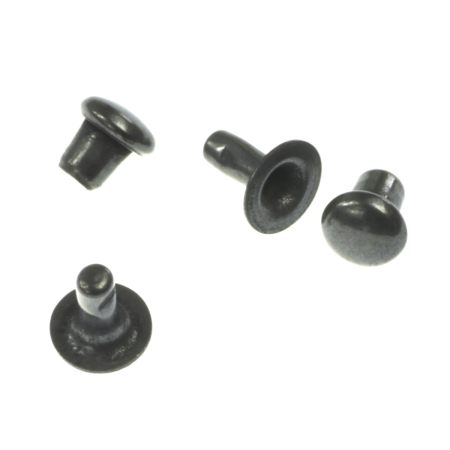 Accesorii metalice - Capse, negru, D 4 mm