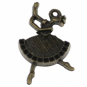 Accesorii metale comune - Charm balerina