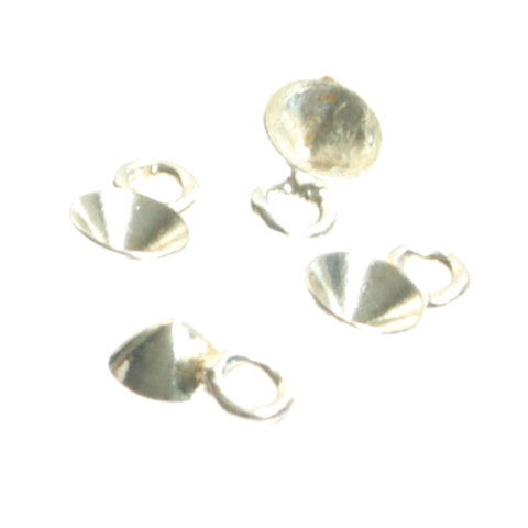 Charmuri - Charm baza pentru cristale chaton D 3.5mm, argint 925, diametrul 4 mm