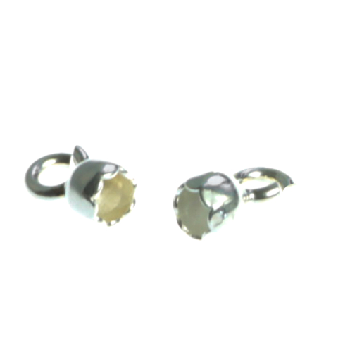 Charm-uri conectori si distantiere argint - Charm cupa, argint 925, lungime 5.25 mm, diametrul 3 mm