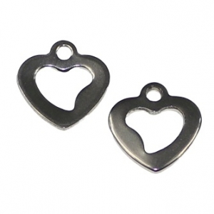 Accesorii metale comune - Charm inima