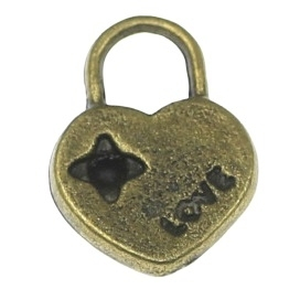 Accesorii metale comune - Charm lacat