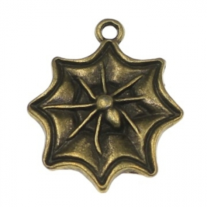 Accesorii metale comune - Charm paianjen bronz antichizat
