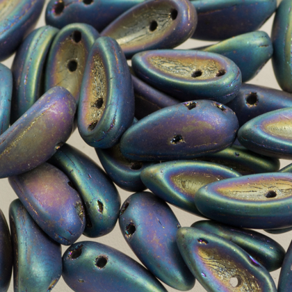 Margele Cehia - Chilli 11x4 mm Pastel Indygo