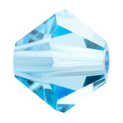 Cristale Preciosa - Cristale biconice PreciosaÂ® 4 mm aquamarine