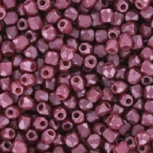 Margele Cehia - Cristale cehesti firepolish 2 mm Pastel burgundy