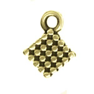 Accesorii metalice - Cymbal FERO pentru margele Silky placat aur 24K