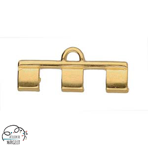 Cymbal PIPERI III pentru margele Tila placat aur 24K [4]