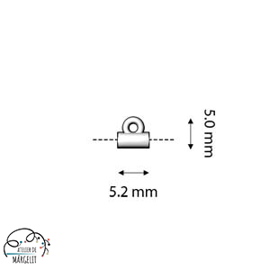 Cymbal SOROS pentru margele Tila placat aur 24K [1]