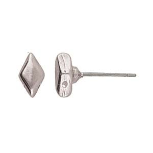 Accesorii Cymbal pentru margele cehesti - Cymbal PROVATAS baza cercei pentru margele Gemduo placat argint antichizat