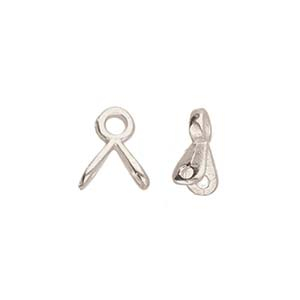 Accesorii Cymbal pentru margele cehesti - Cymbal TRIADES pentru margele Gemduo placat argint antichizat