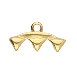 Accesorii Cymbal pentru margele cehesti - Cymbal VANI III pentru margele Gemduo placat aur 24K