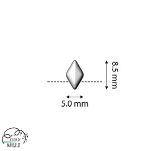 Cymbal PROVATAS baza cercei pentru margele Gemduo placat aur 24K [1]