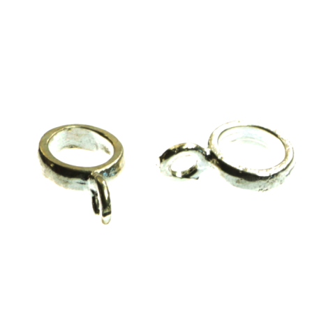 Baza pandantiv cu za de prindere, argint 925, latime 2 mm, grosime 1 mm, diametrul 7 mm [1]