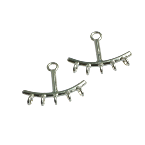 Accesorii argint - Conector chandelier, argint 925, latime 14 mm, inaltime 17 mm