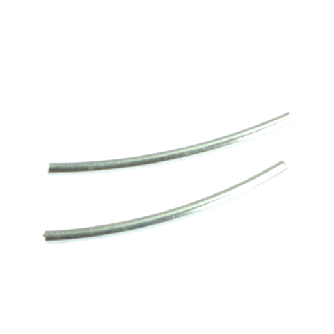Conectori link-uri si tuburi argint - Tuburi, argint 925, lungime 25 mm, grosime 1.2 mm